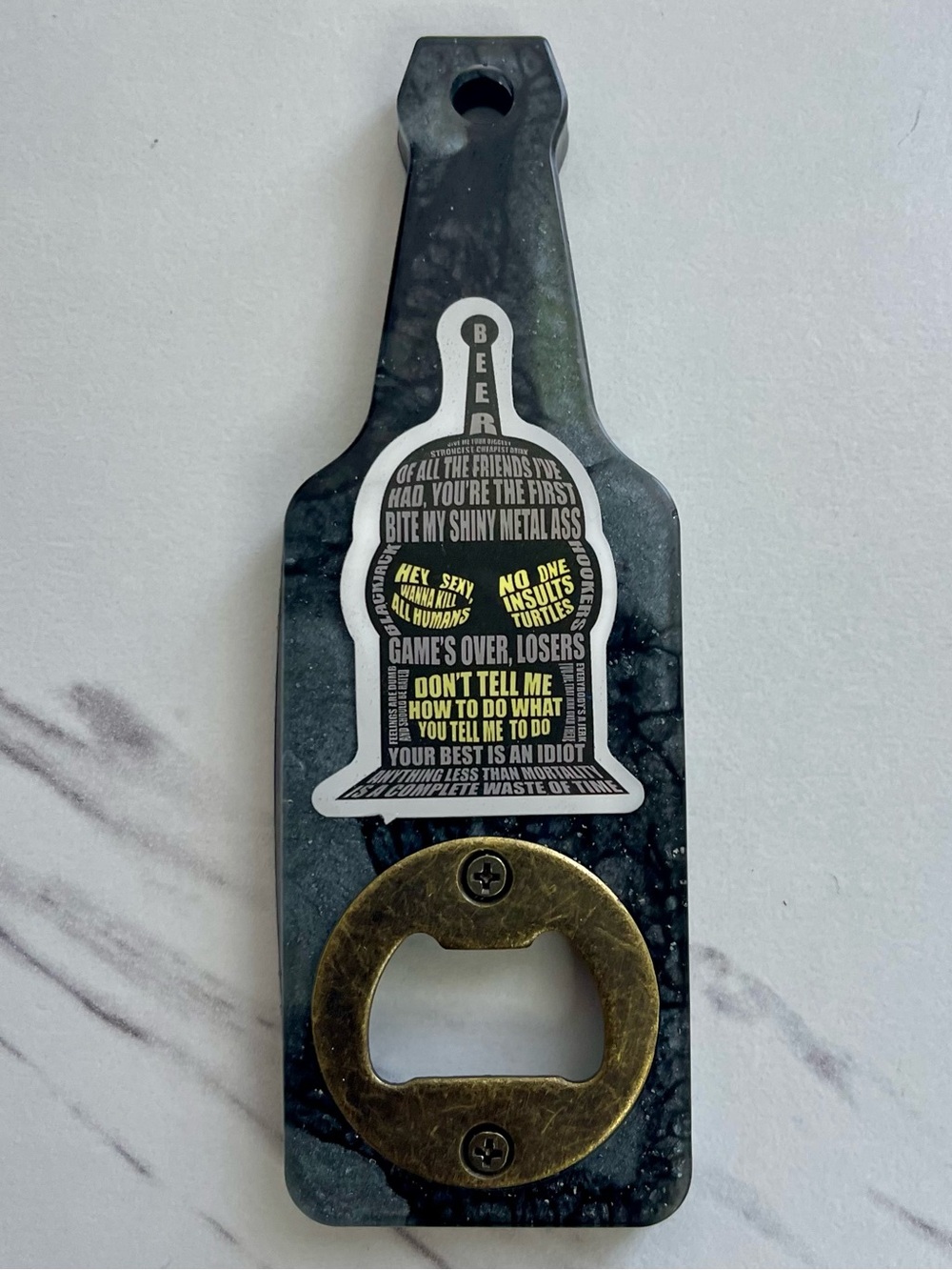Bender Futurama Bottle Opener | Cartoon Collectible Gift